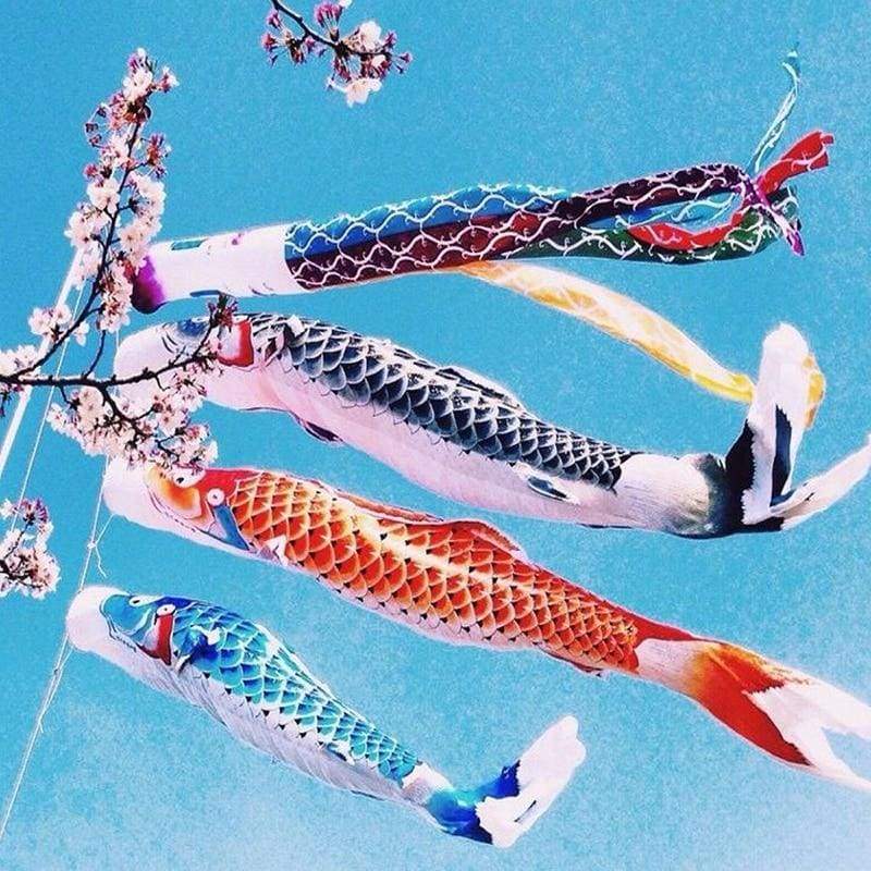 Koinobori Flag Hanan - Outdoor