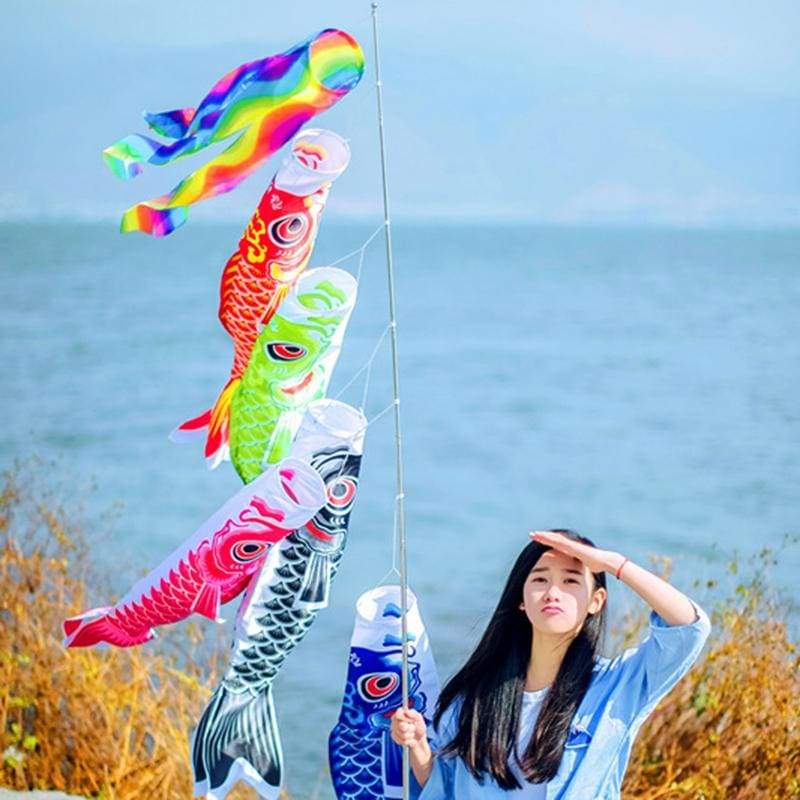 Koinobori Flag Hanan - Outdoor