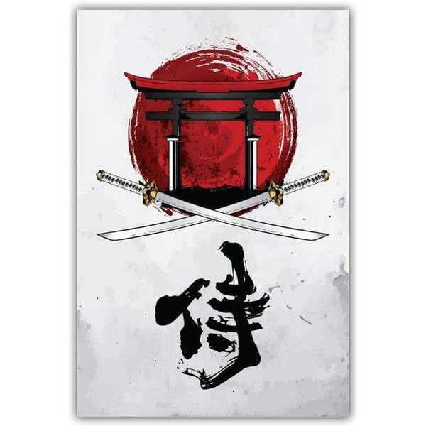 Nipon Picture Awabi - 20x27cm (7 9x10 6) / 17 - Canvas Picture