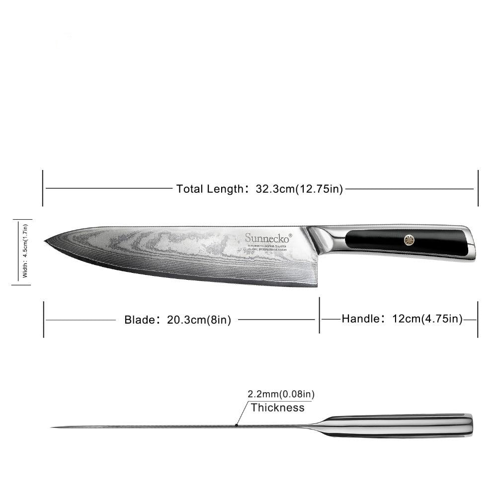 Professioneller Küchenmesser Meiji