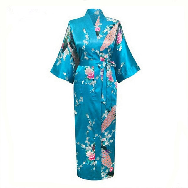 Damen Kimono Haku – Farbe Blau