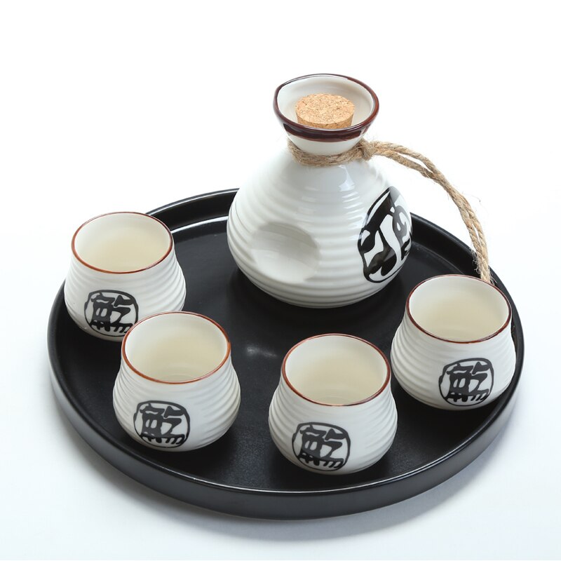 Keramik Sake-Set Hikari