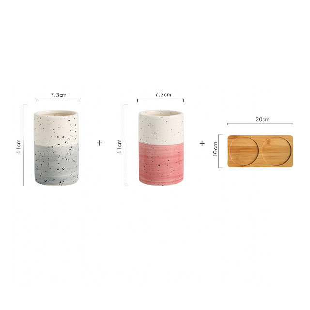 5 Teiliges Badzubehör-Set Kawa