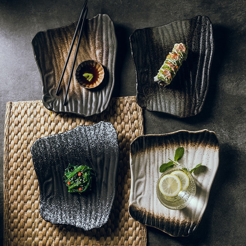 Keramik Sushi Teller Kichi (4 Farben)