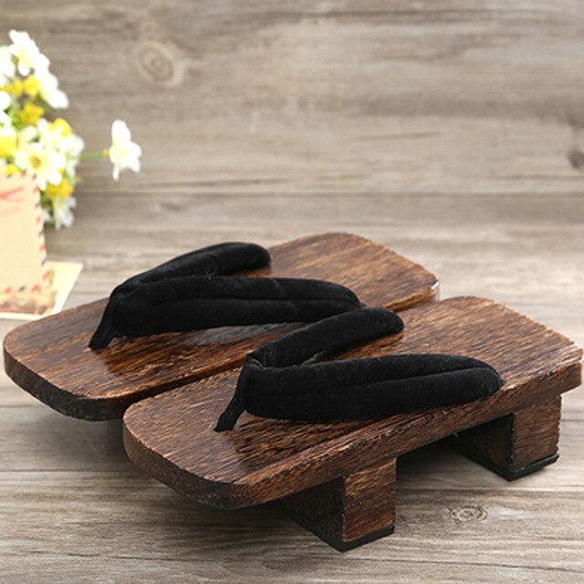 Japanische Geta Sandalen Mako aus Holz – Bild 2