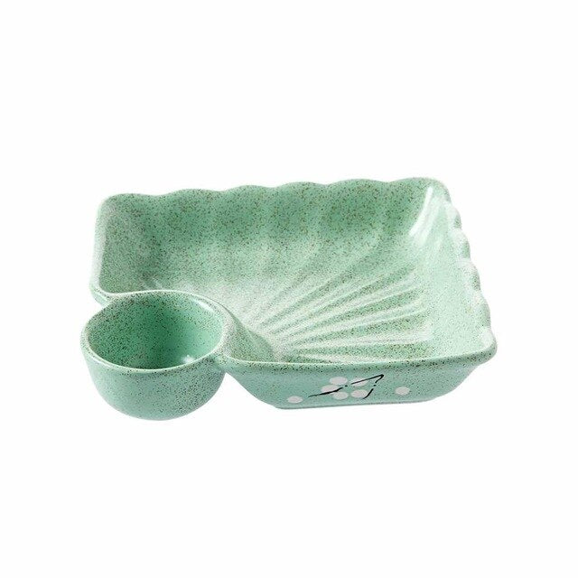 Sushi-Teller mit Soßenschälchen Yu (3 Farben)