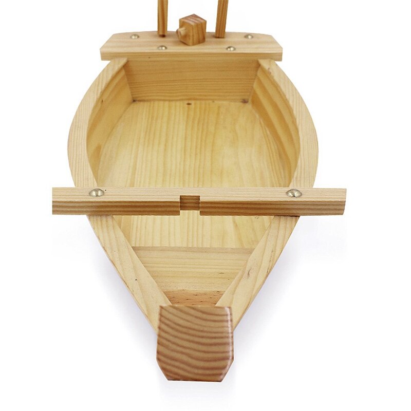 Sushi Boot Haruka aus Holz zum Servieren – Bild 4