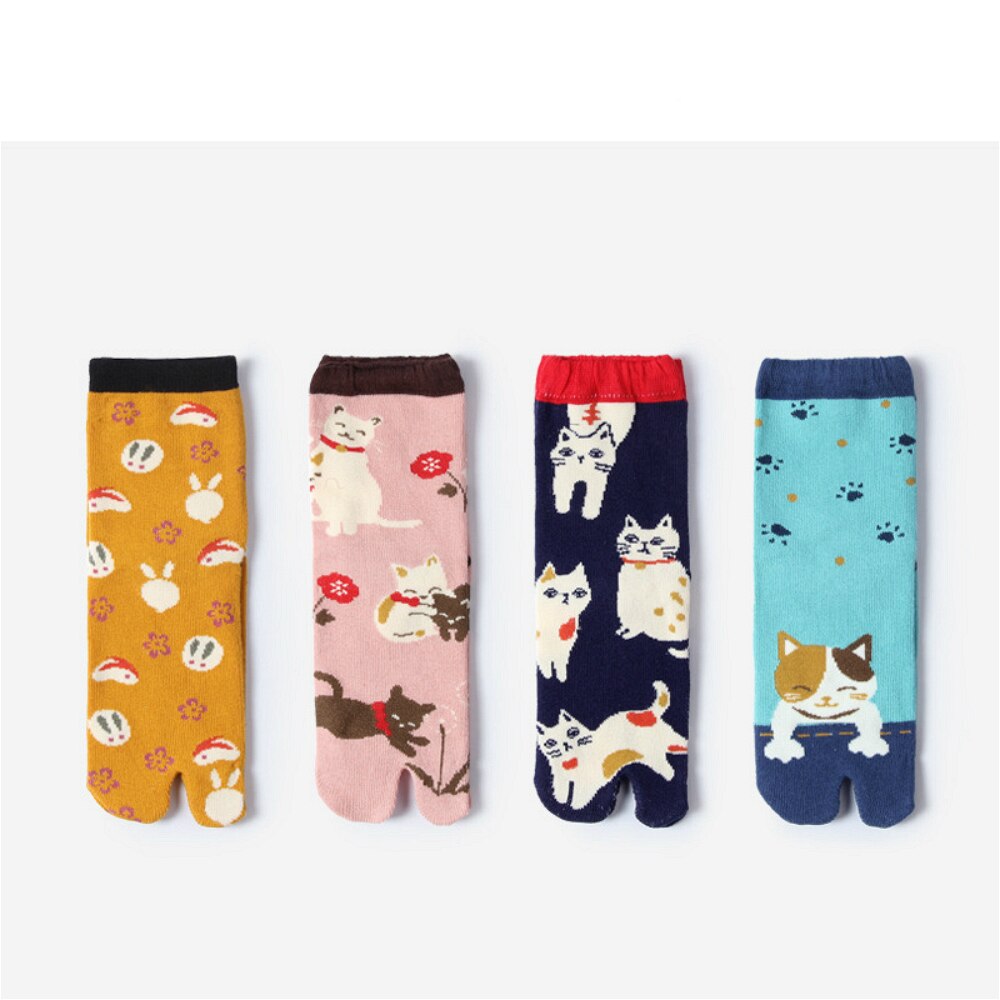 Damen Tabi Socken Majime (5 Farben)