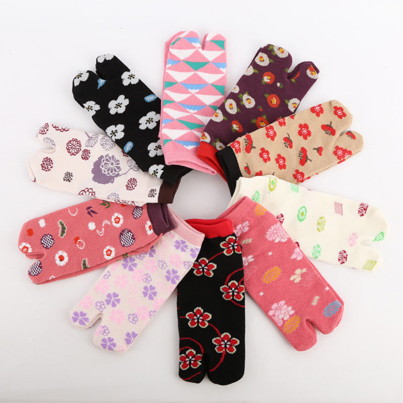 Damen Tabi Socken Kiko (10 Farben)