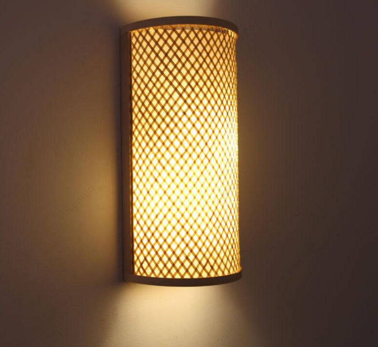 Bambus Wandlampe Yoko