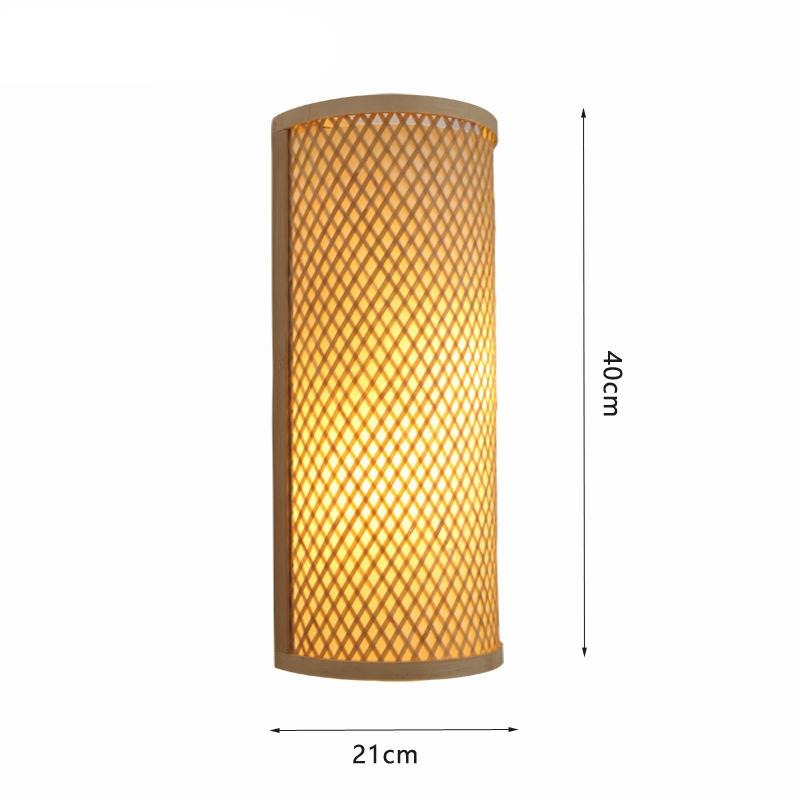 Bambus Wandlampe Yoko