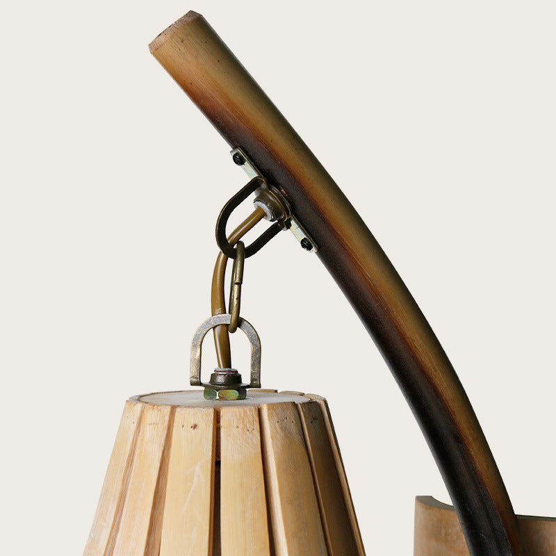 Bambuswandlampe Yokko