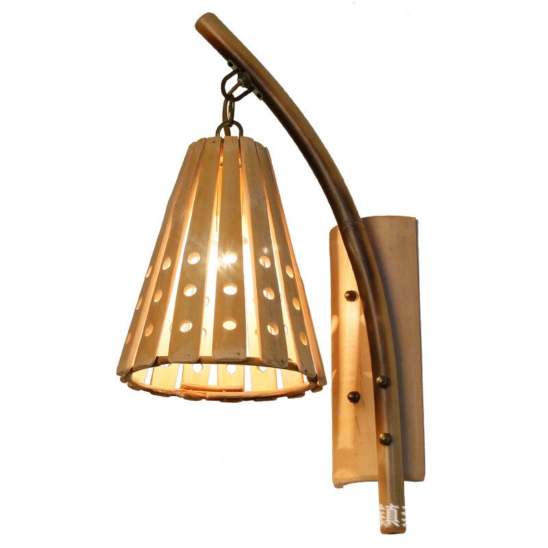Bambuswandlampe Yokko
