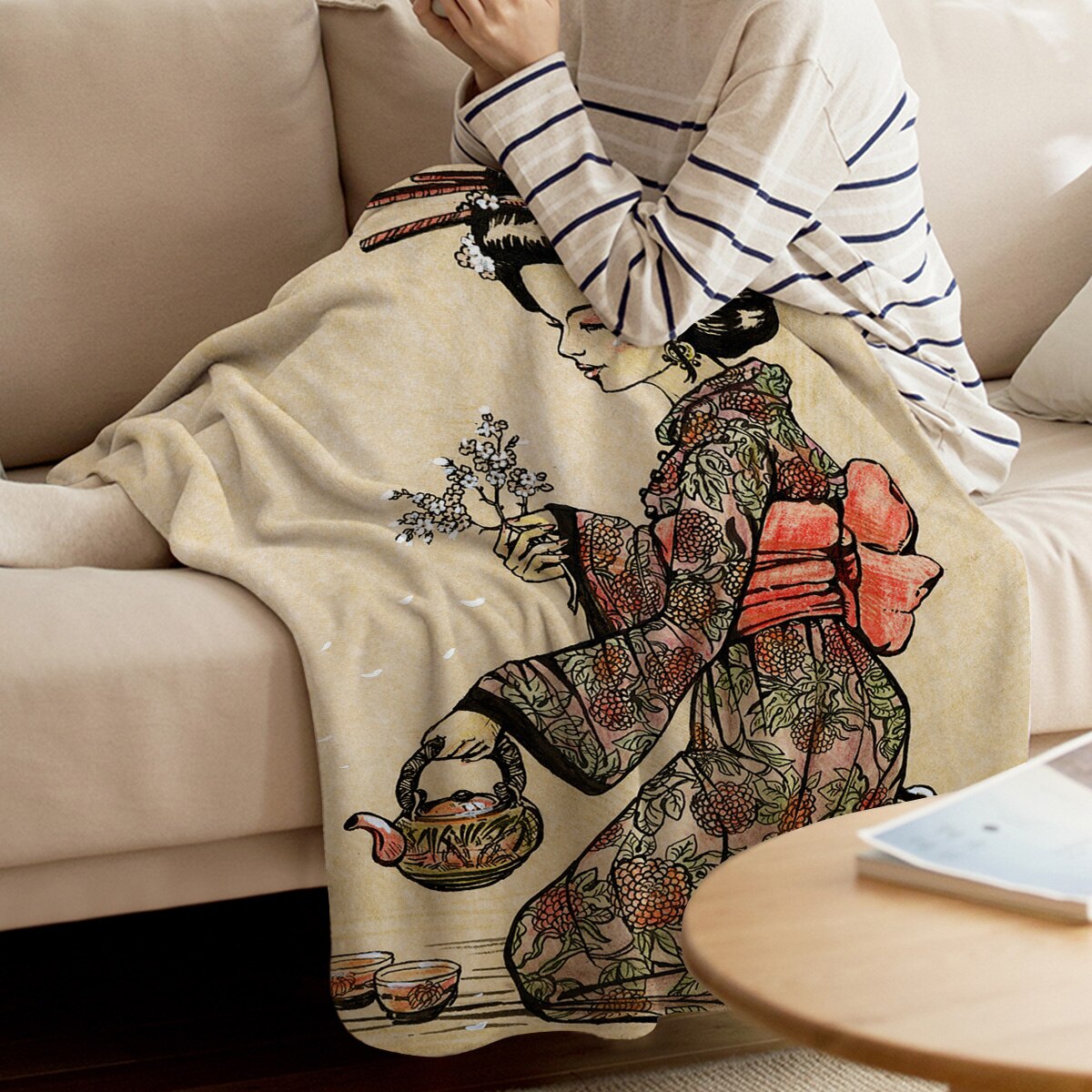 Geisha Kuscheldecke Hoshi (4 Größen)