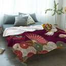 Roter Kranich Bettdecke Chihiro (3 Größen)