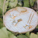 Kanzashi Haarnadel-Set Hikaru