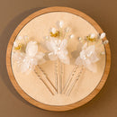 Kanzashi Haarblumen Gina (8 Modelle)