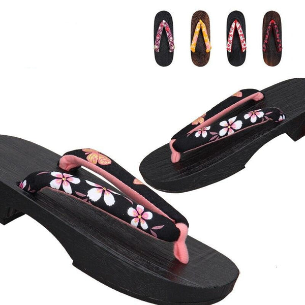 Damen Geta Sandalen Hakone (5 Farben und 7 Größen)