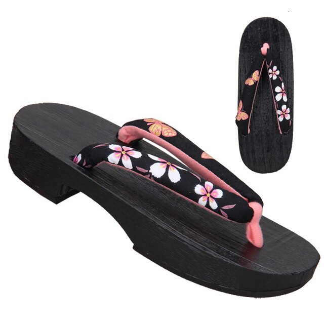 Damen Geta Sandalen Hakone (5 Farben und 7 Größen)