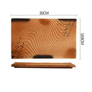 Rechteckige Sushi Teller Daiya (5 Größen)