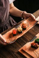 Rechteckige Sushi Teller Daiya (5 Größen)