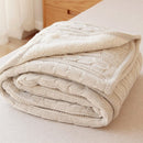 Wollartige Strickdecke Yakushima (9 Farben)