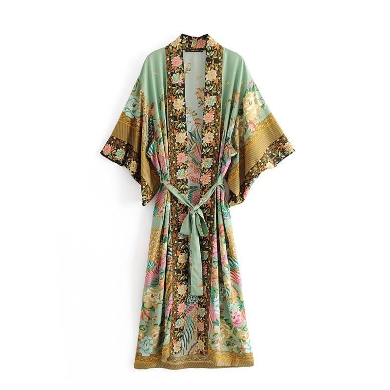 Damen Kimono Bademantel Leiko (3 Größen)