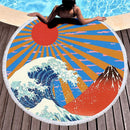 Rundes Strandtuch Akashi (5 Farben)