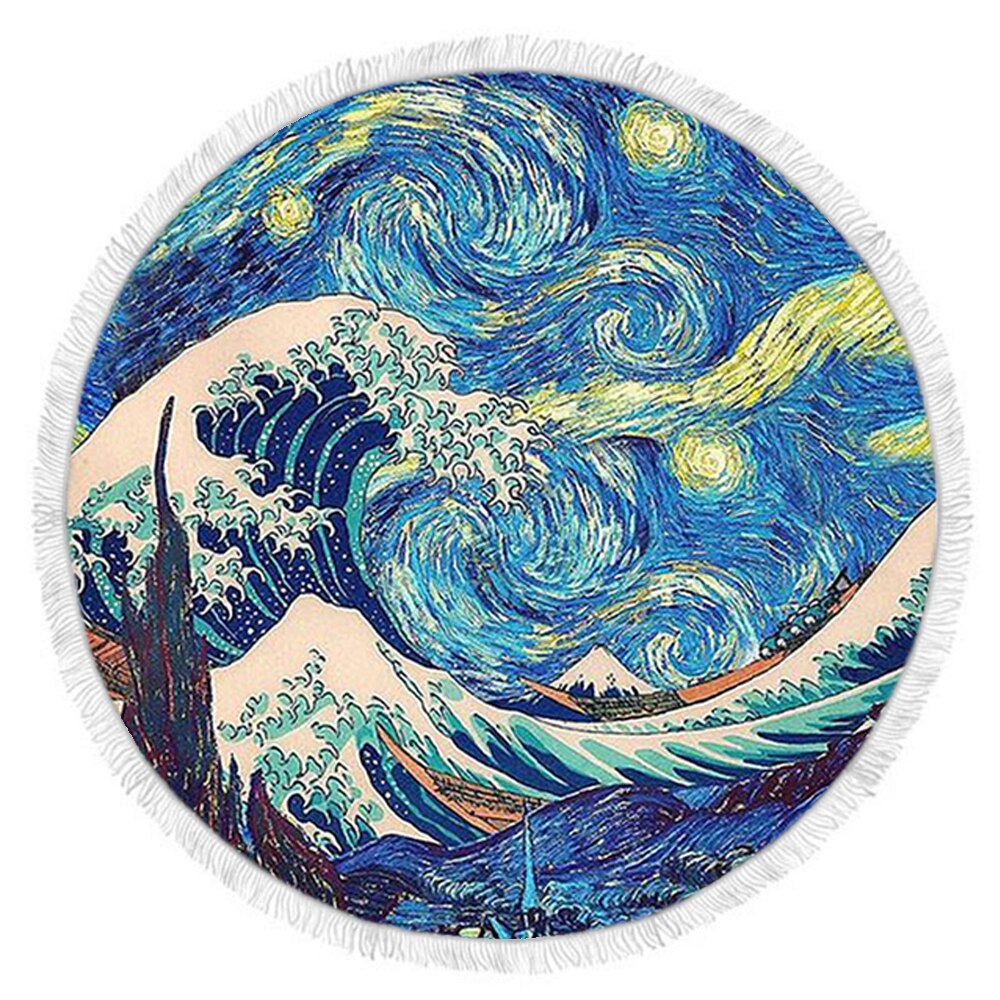 Rundes Strandtuch Akashi (5 Farben)