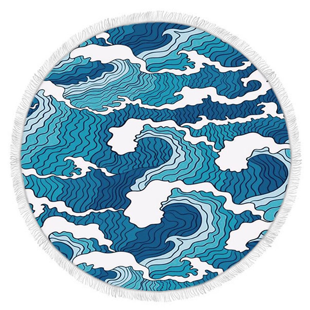 Rundes Strandtuch Akashi (5 Farben)