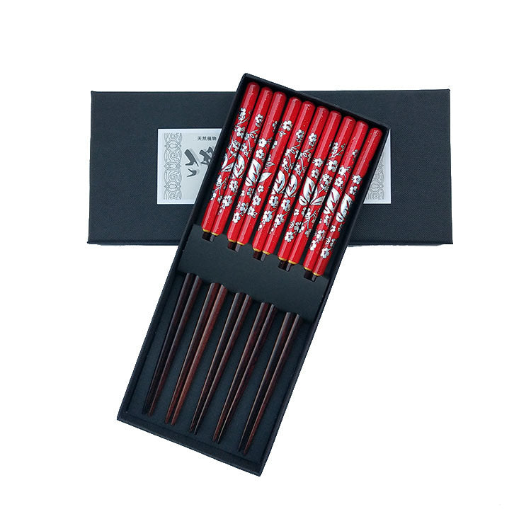 Naturholz Essstäbchen-Set Akira