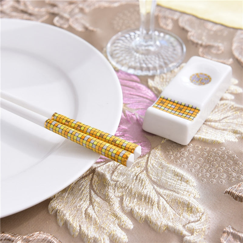 10 Paar Luxus Porzellan Essstäbchen Koiwa (3 Farben)