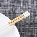 5 Paar Asiatische Porzellan Essstäbchen Higanbana (9 Farben)