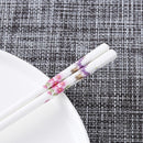 5 Paar Asiatische Porzellan Essstäbchen Higanbana (9 Farben)