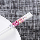 5 Paar Asiatische Porzellan Essstäbchen Higanbana (9 Farben)