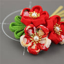 Kanzashi Sakura Haarnadel Biwa