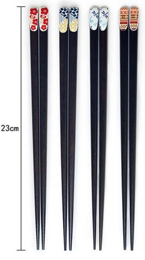 Eleganter Holz Essstäbchen Set Gion