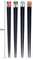 Eleganter Holz Essstäbchen Set Gion