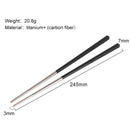 Titanium Essstäbchen Shima