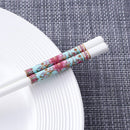 5 Paar Asiatische Porzellan Essstäbchen Daxing