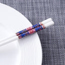 5 Paar Asiatische Porzellan Essstäbchen Daxing