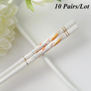 10 Paar Asiatische Keramik Essstäbchen Shunji (6 Farben)