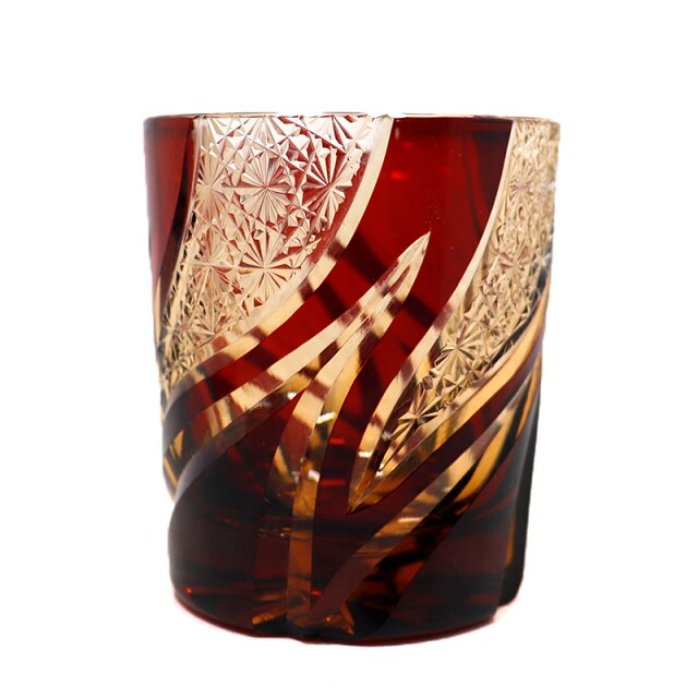 Kiriko Whiskyglas Kosaka (6 Farben)