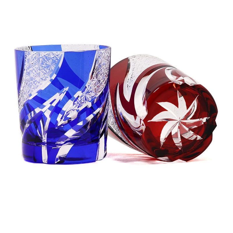 Kiriko Whiskyglas Kosaka (6 Farben)