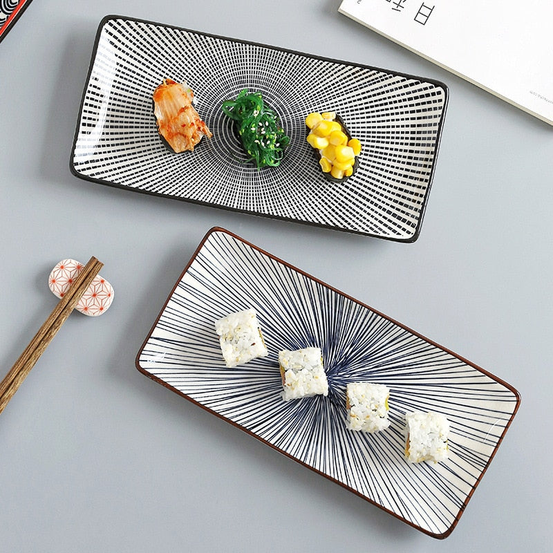 Rechteckiger Sushi Teller Ayari (10 Farben)