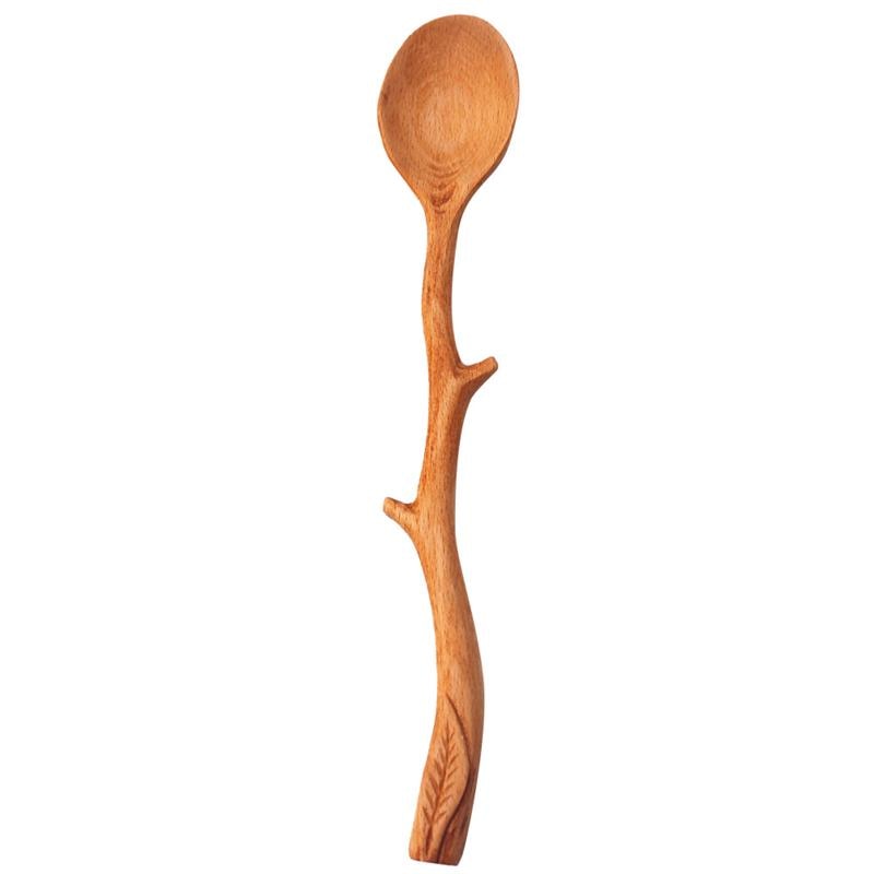 Zweigform Holzlöffel Buna