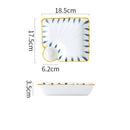 Teller mit Saucenschale Hotaka (4 Farben)