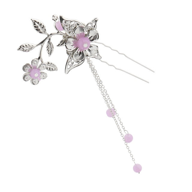 Kanzashi Haarnadel Ikki (6 Farben)