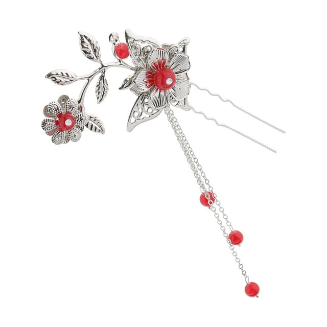Kanzashi Haarnadel Ikki (6 Farben)