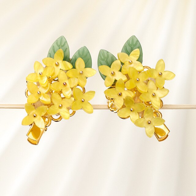 Blumen Haarspange Kanna